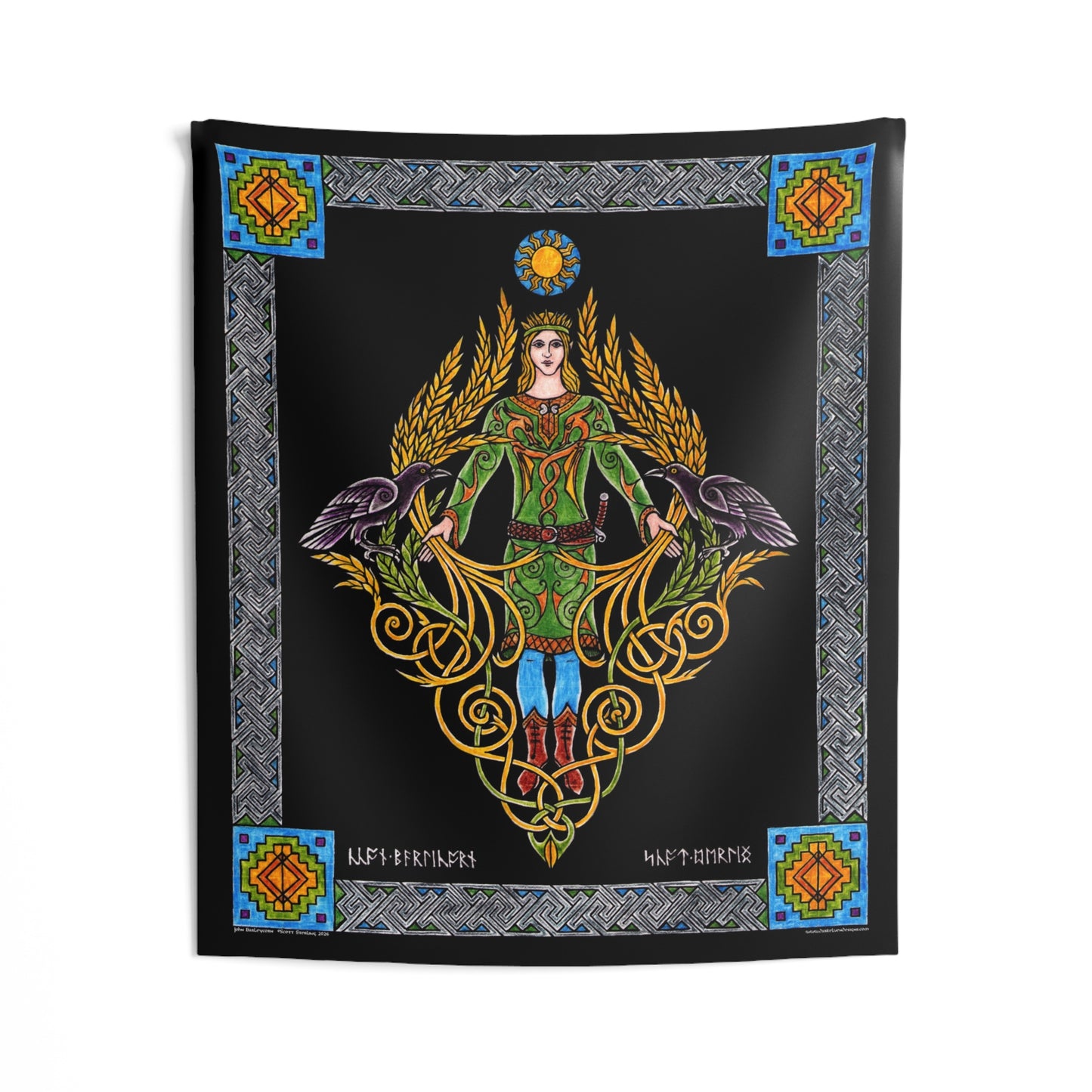 John Barleycorn Indoor Wall Tapestry