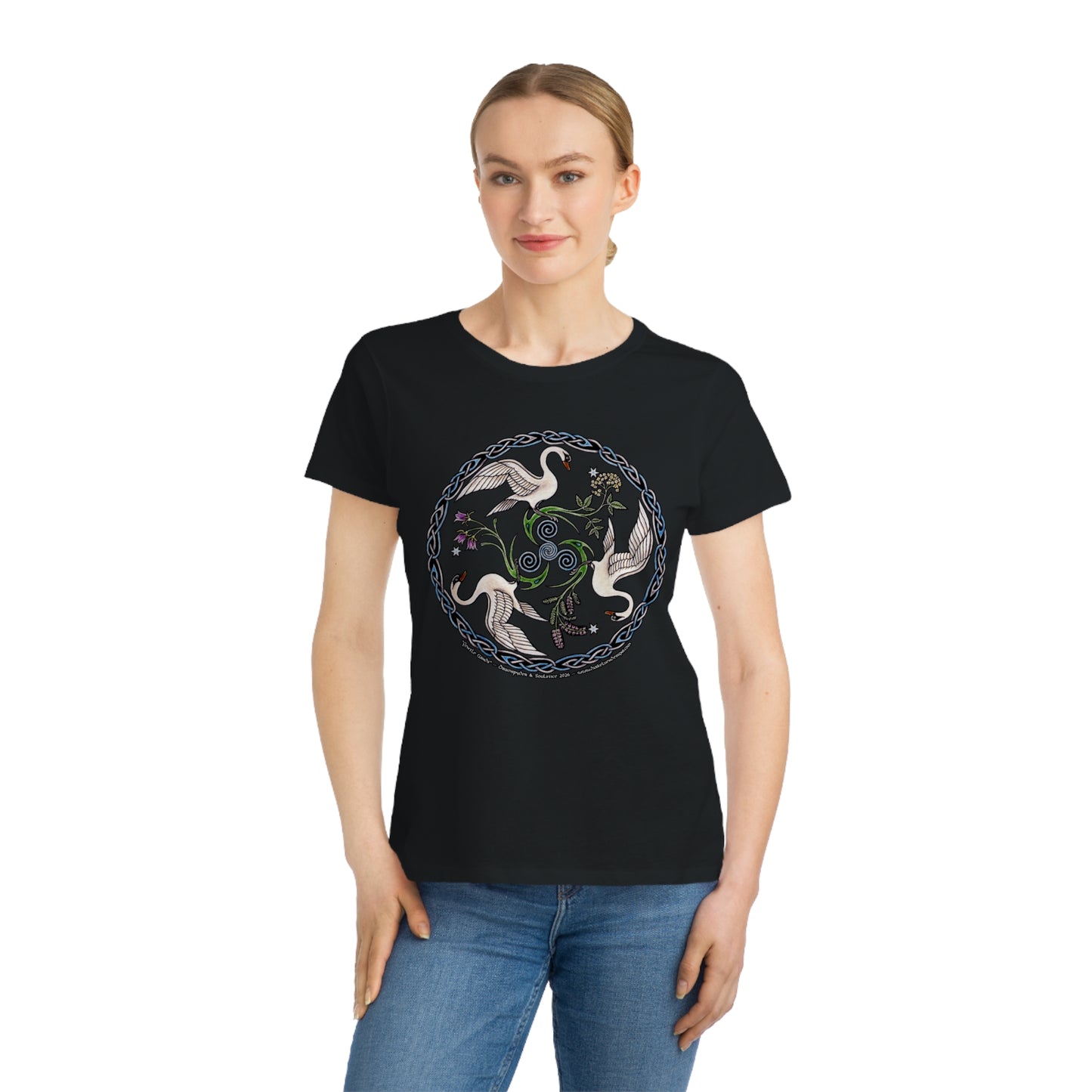 Swan Triskelion Women's T‑Shirt