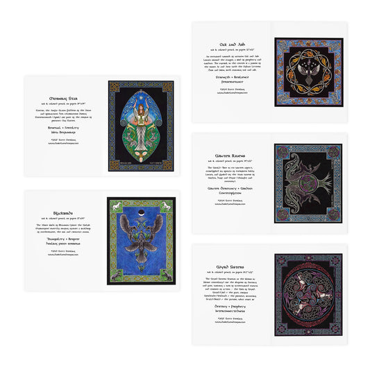 Celtic & Pagan Greeting Cards — 5-Pack Assorted Designs