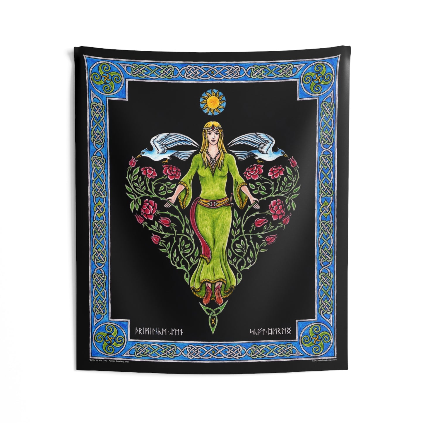 Queen of the May Wall Tapestry