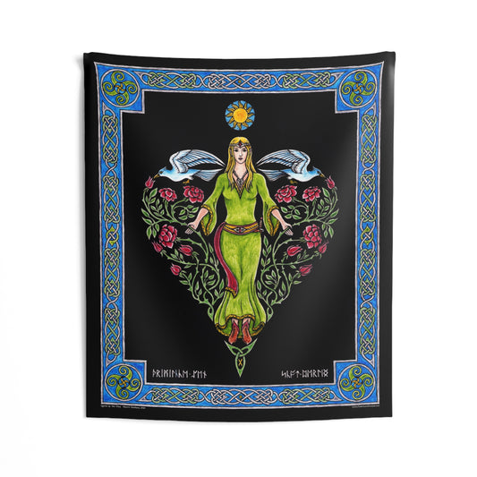 Queen of the May Wall Tapestry