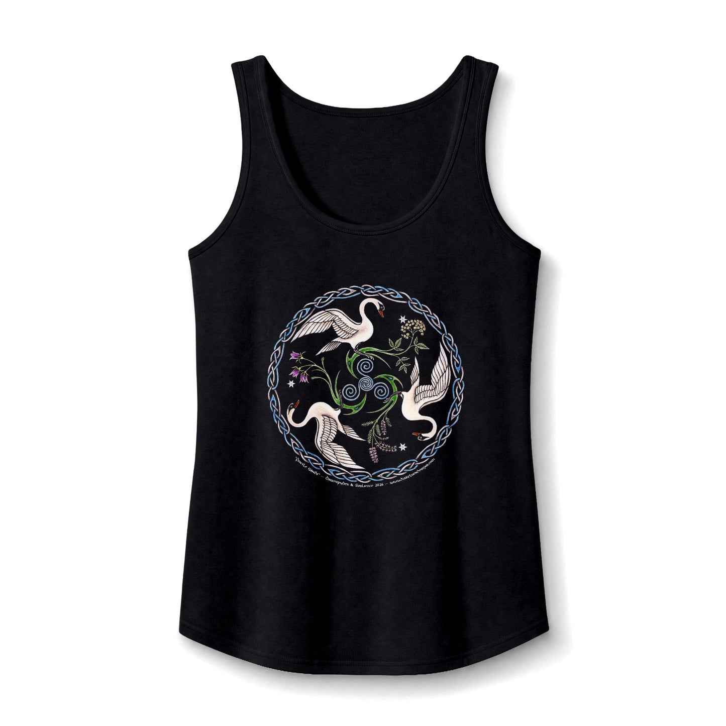 Swan Triskelion Women's Tank Top