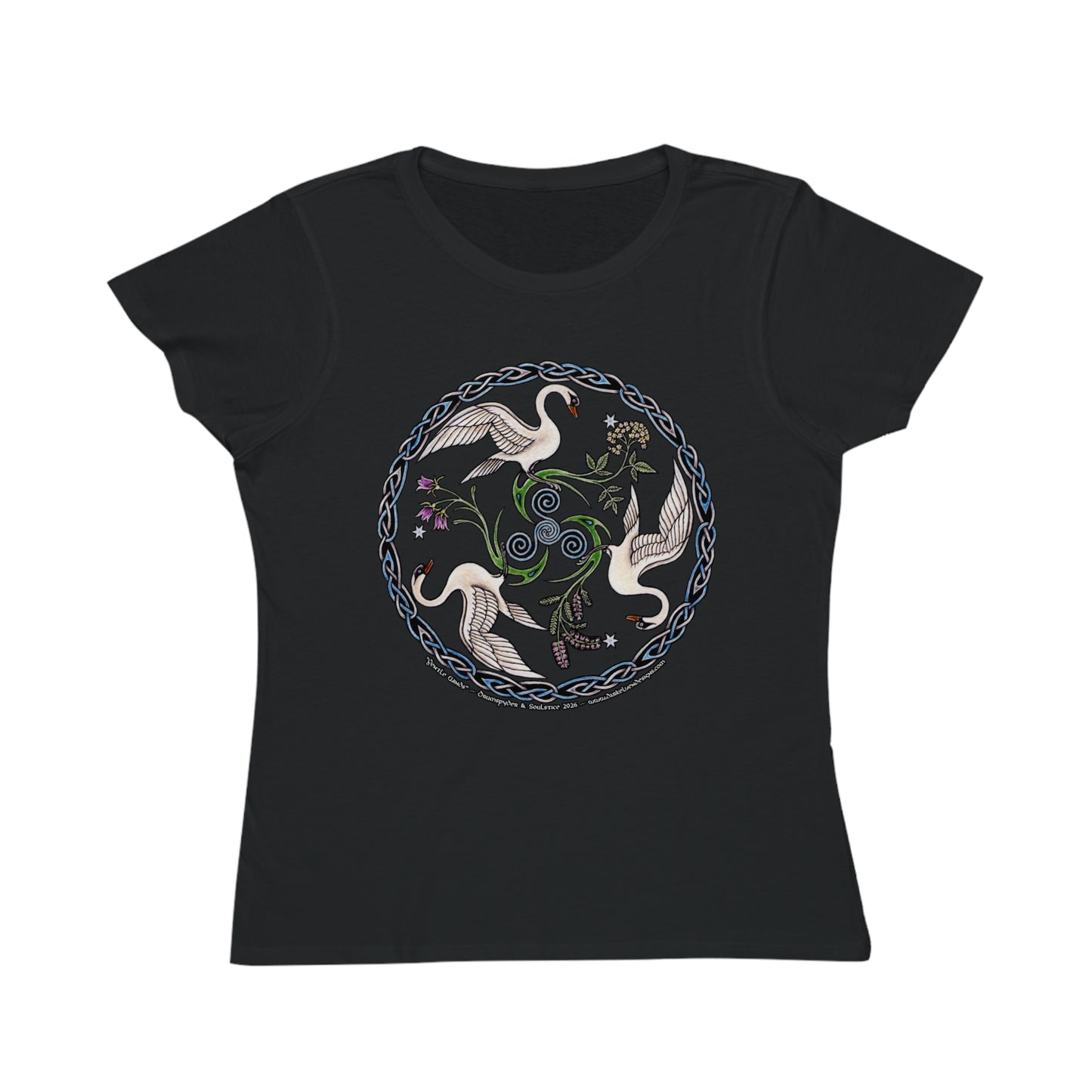 Swan Triskelion Women's T‑Shirt