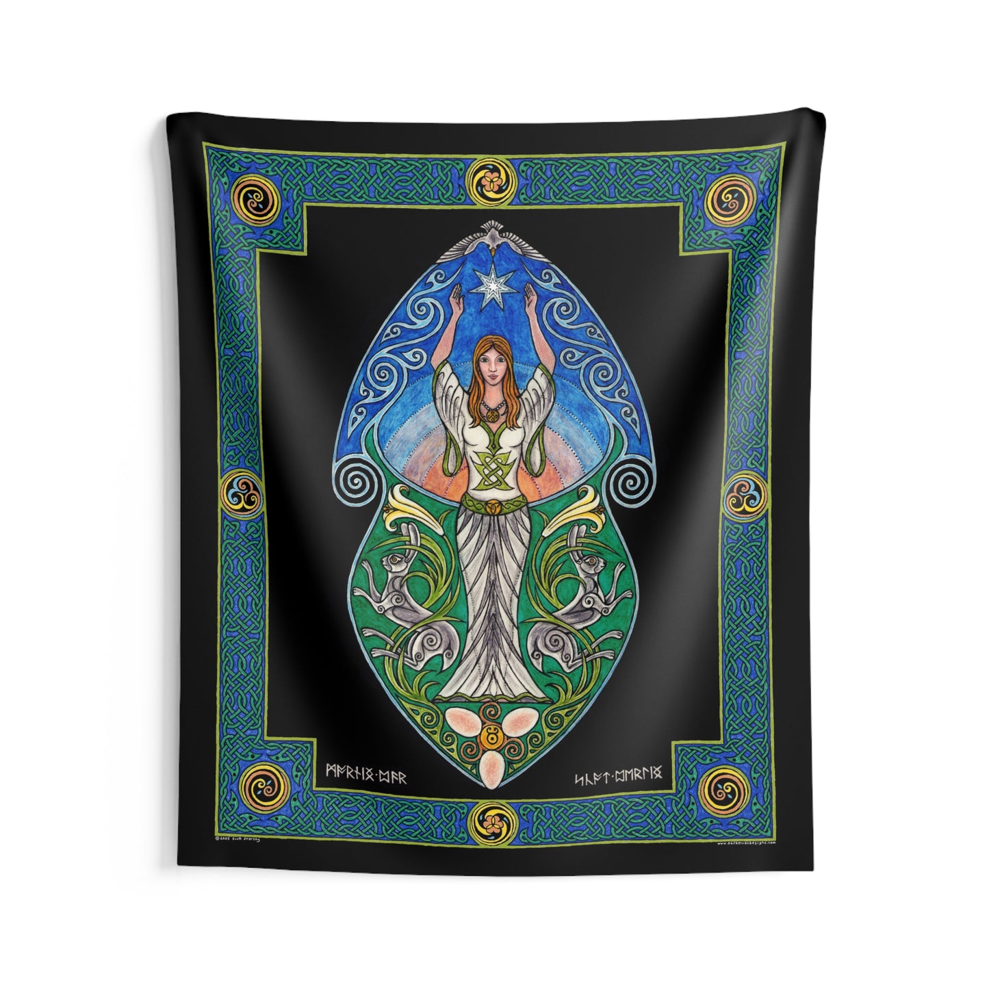 Morning Star (The Goddess Eostre) Tapestry