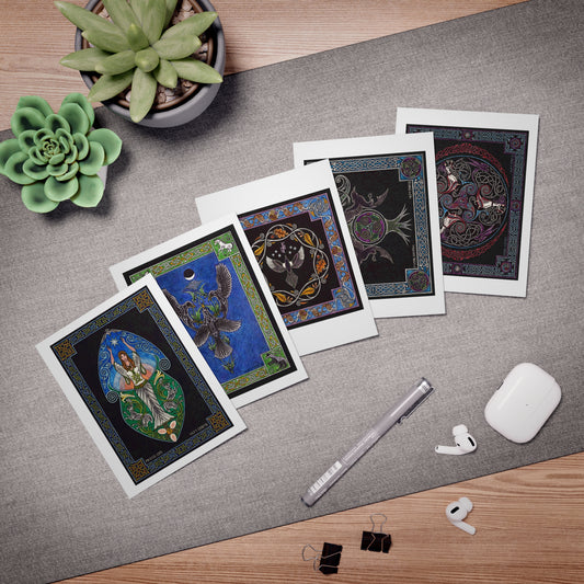 Celtic & Pagan Greeting Cards — 5-Pack Assorted Designs